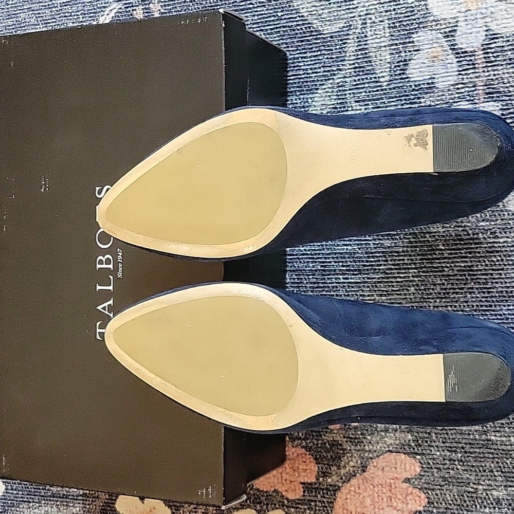 Talbots Indigo Blue Laney Wedge - Picture 2 of 4